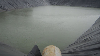 Water Storage Pond Lining with LEISTER TWINNY T